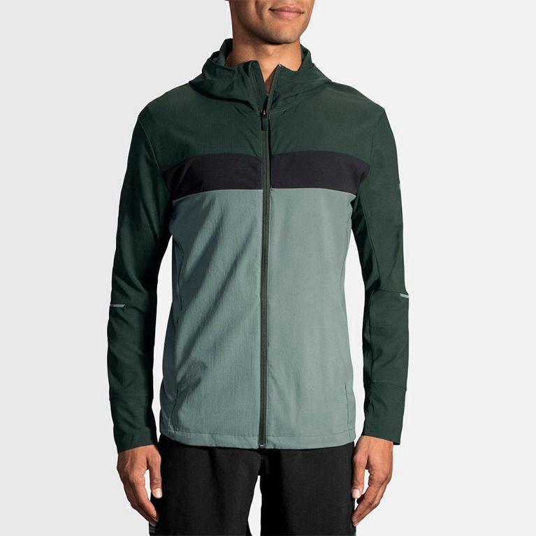 Brooks Canopy - Chaquetas Hombre - Verde (PU2763148)